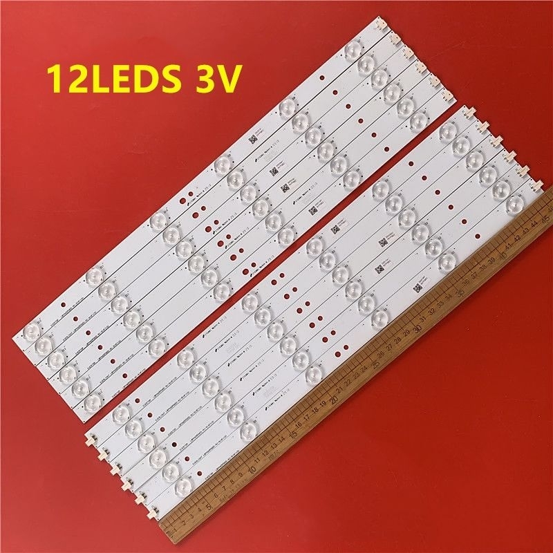 Kit com 12 Barras De Led Para Tv 46 polegadas Philips 46pfl3008d/78