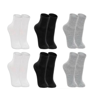 Meias Masculina Cano Alto Sport kit com 12 pares masculina Grossa direto da frabrica 65% algodao. em Oferta na Shopee