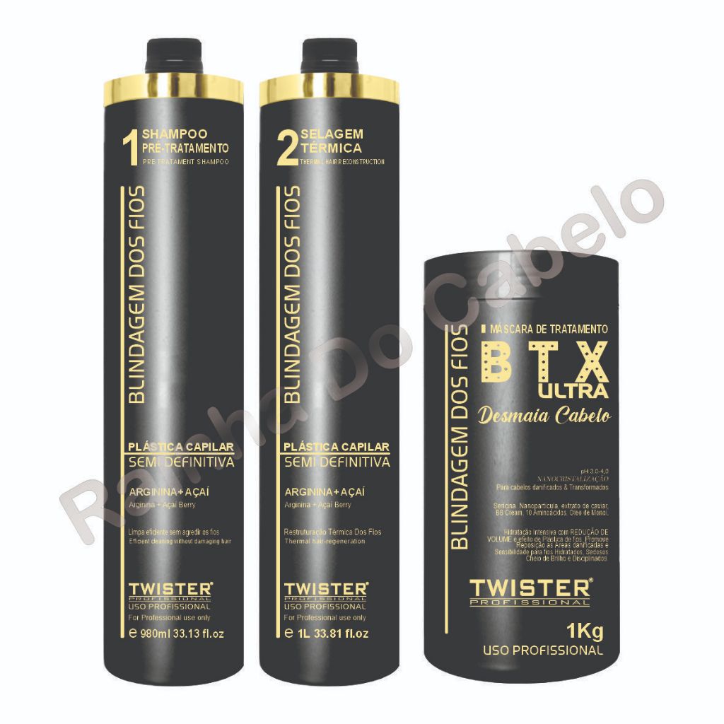 Kit Twister com Argan + BTXultra Tratamento Capilar 1k