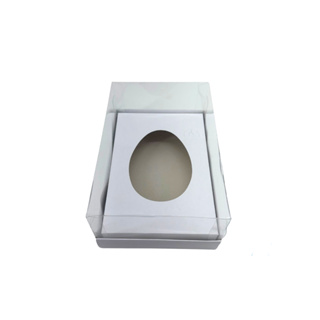 10 Caixas Com Tampa De Acetato Para Ovo De Colher - 500g em Oferta na Shopee