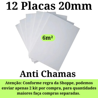 Kit 12 Placas de Isopor Eps Antichamas Isolamento Termico Acustico Espessura 1000x500x20mm (2cm) em Oferta na Shopee