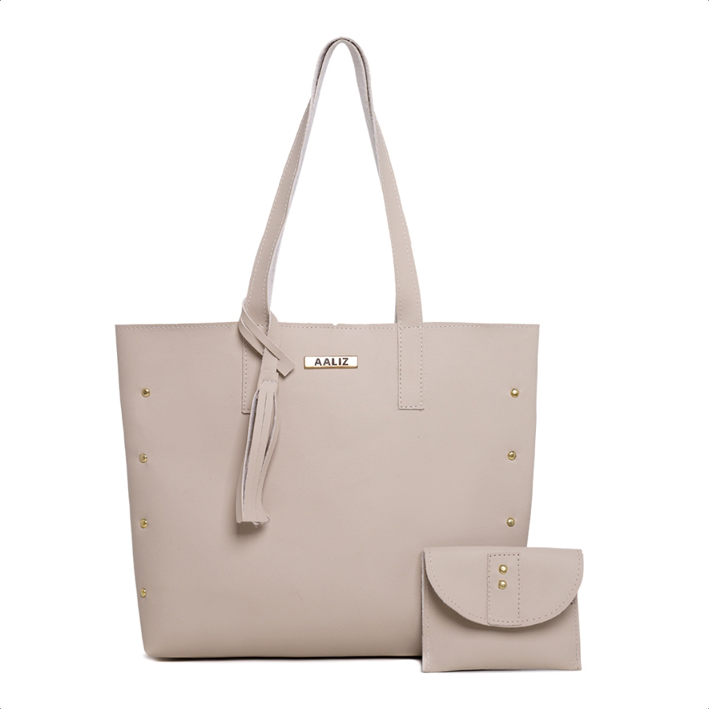 Kit Bolsa Sacola Feminina Média de Ombro + Carteira Pequena Feminina Porta Moedas em Oferta na Shopee