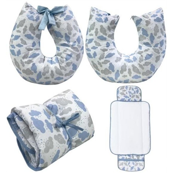 Almofada de Amamentação Com Trocador de Fraldas Portátil Várias Estampas
