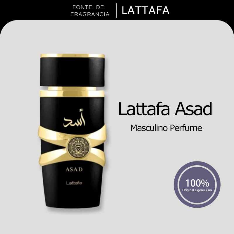 Perfume Lattafa Asad Perfume Arabe Masculino Original 100ML