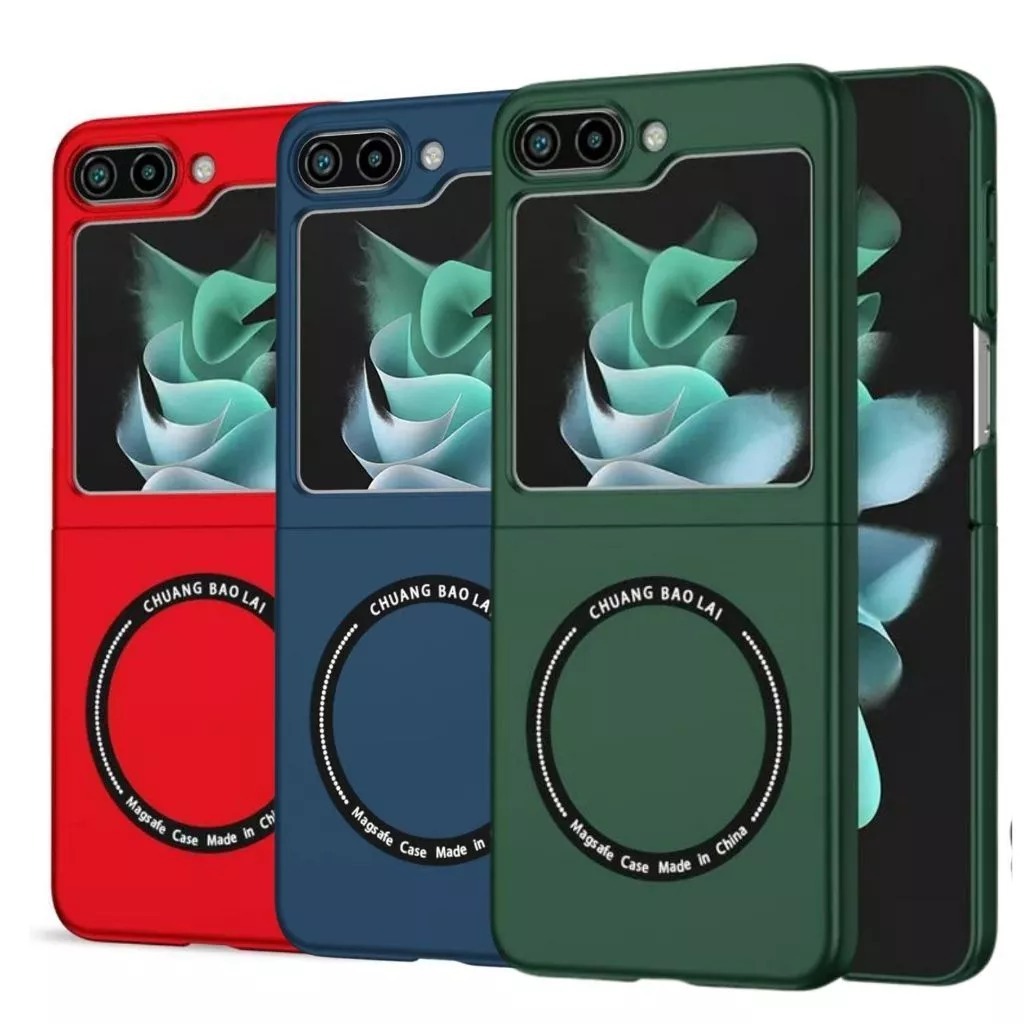 Capinha Capa Para Z Flip 6 Z Flip 7 FE Magsafe Magnética Suporte Anel Protetora Silicone Anti Imp Ca