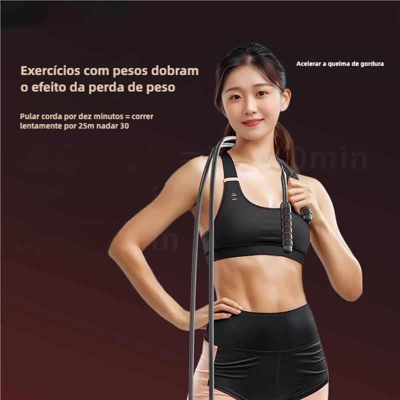 Corda de Pular Profissional Crossfit Treino