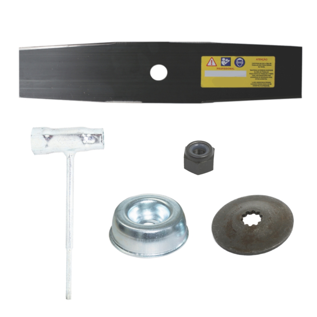 Kit de Lâmina e Flange para Roçadeiras