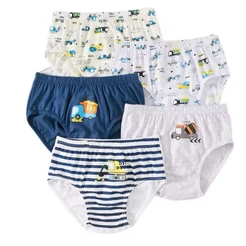 Kit Cueca Infantil Slip - Cueca Infantil Algodão