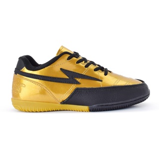 Chuteira Rait Futsal Quadra Bico em Couro Legítimo Sola de Borracha Cano Baixo em Oferta na Shopee