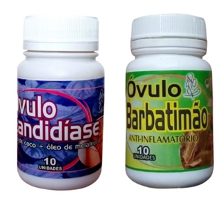 10 Óvulos de Barbatimão + 10 Óvulos de Melaleuca com óleo de coco em Oferta na Shopee