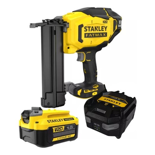 Pinador Stanley SCN618 18G 20V com Bateria 4Ah + Carregador Bivolt em Oferta na Shopee
