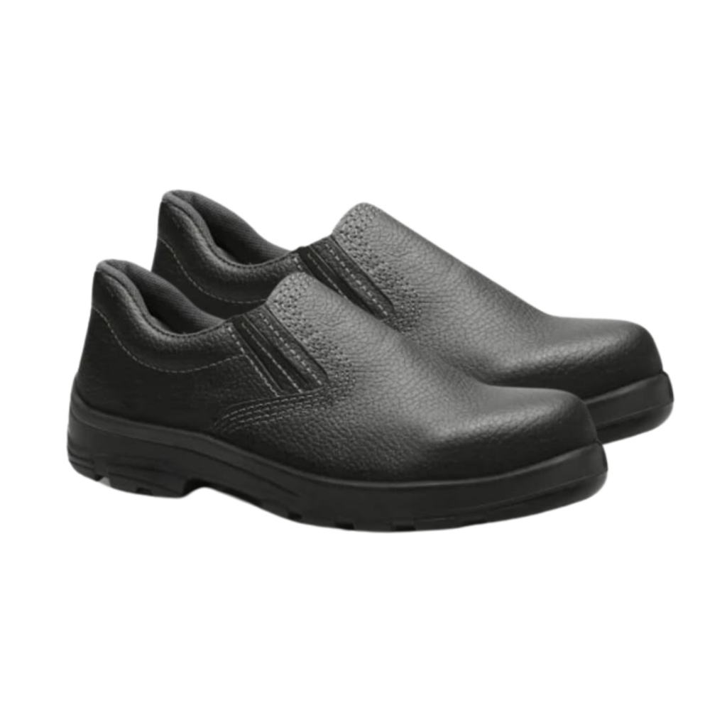 Sapato Calçado de Segurança Elástico Ocupacional Usafe Bracol CA Preto