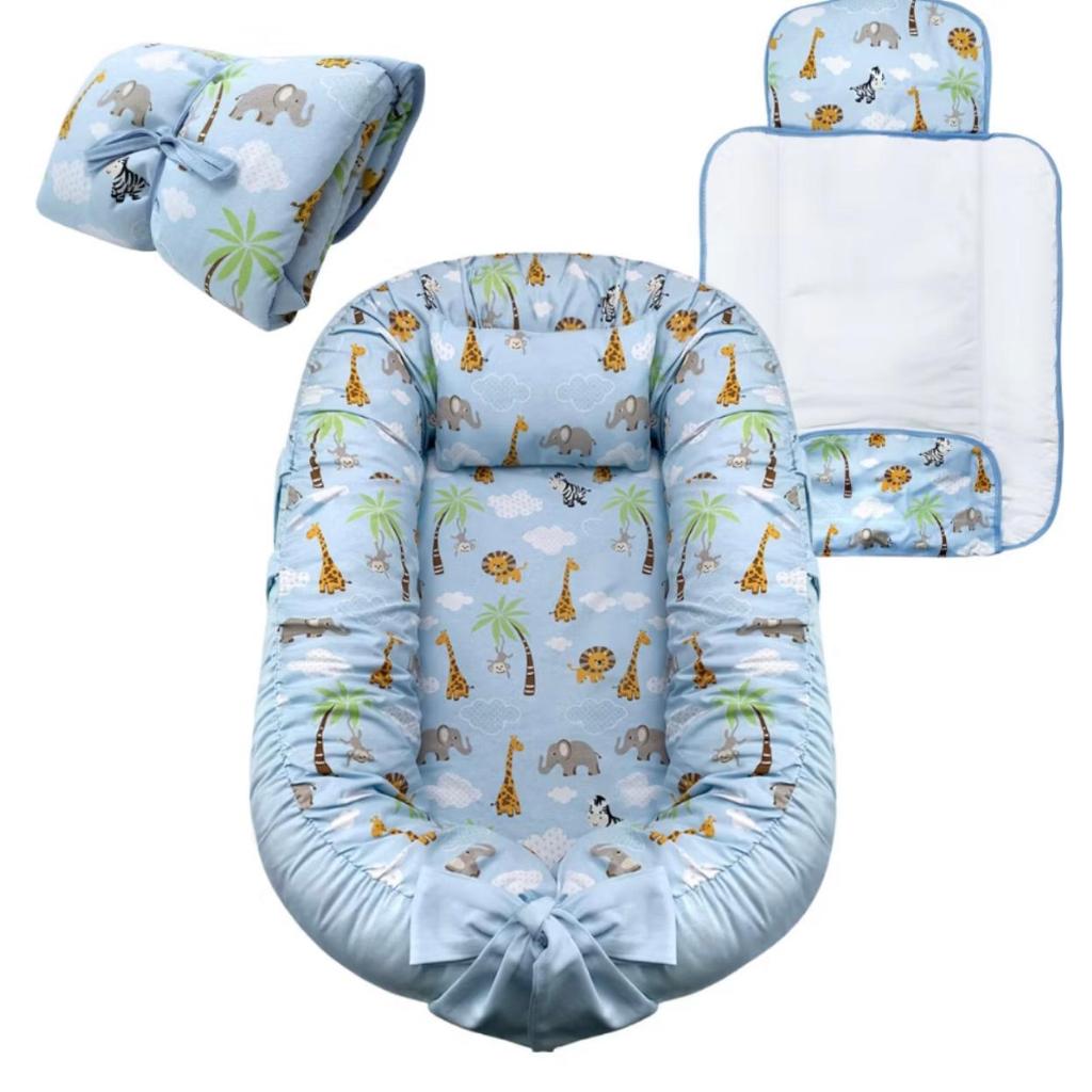 Ninho Redutor de Berço com Trocador de Fralda Portátil Várias Estampas em Oferta na Shopee