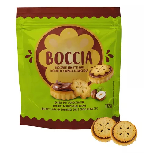 Biscoito Alemão Griesson Boccia – Recheado com Creme de Avelã 172g (Importado da Alemanha) em Oferta na Shopee