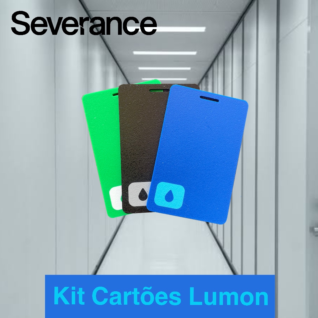 crachá Série Ruptura - suporte de cartão - Severance Apple TV+ acompanha cordão
