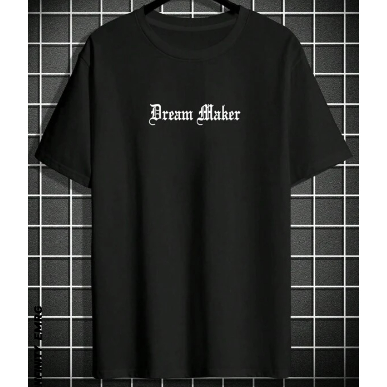 Camiseta Oversized Dream Maker Masculina Feminina Algodão Camisa Costura Reforçada Unissex