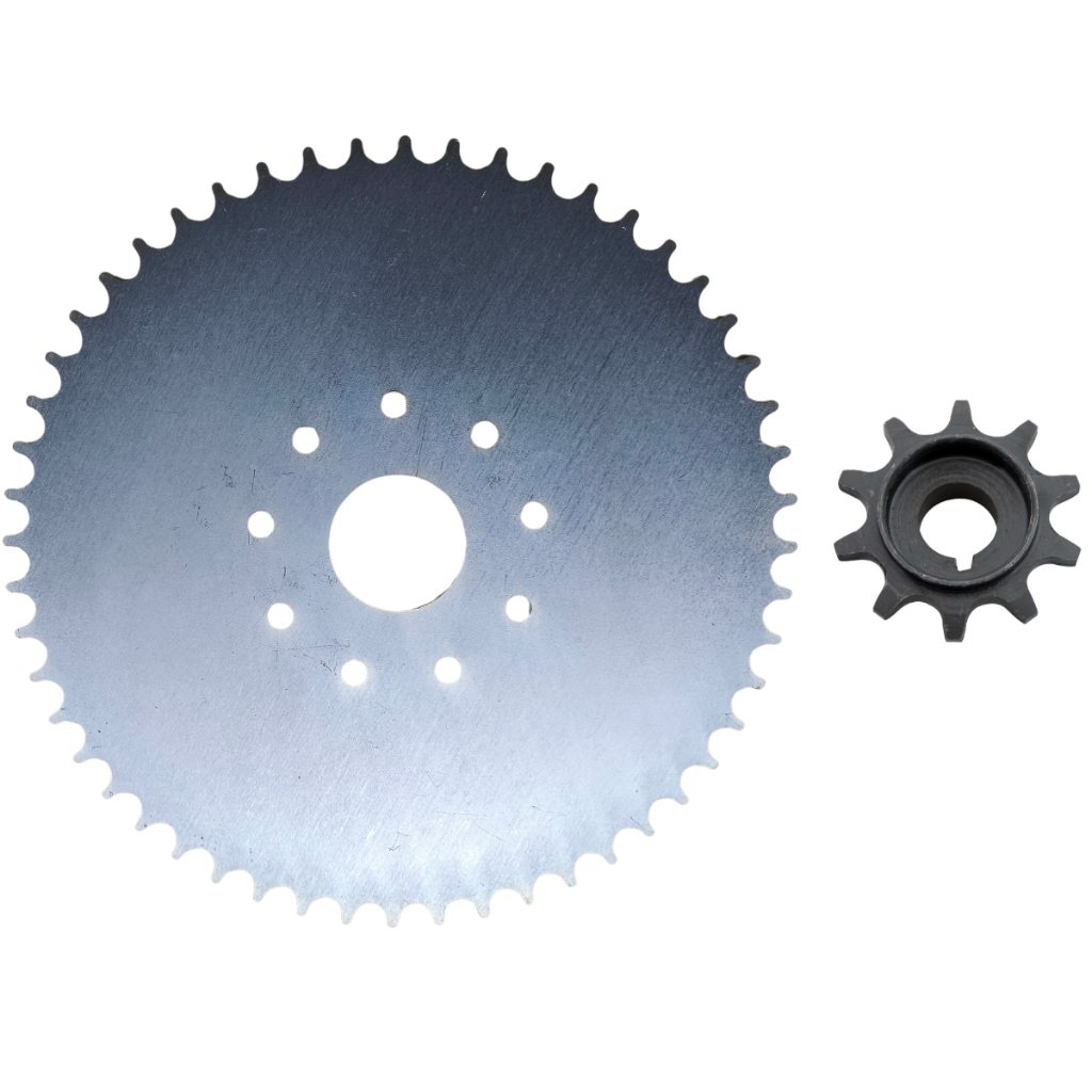 Kit Coroa 52 Dentes e Pinhão 10 Dentes para Bicicleta Motorizada