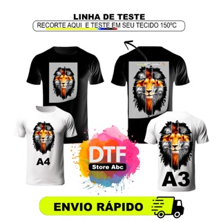 Impressão Folha  A4 A3 DTF Textil Impressa Pronto para Aplicação - Envie sua Arte em Oferta na Shopee