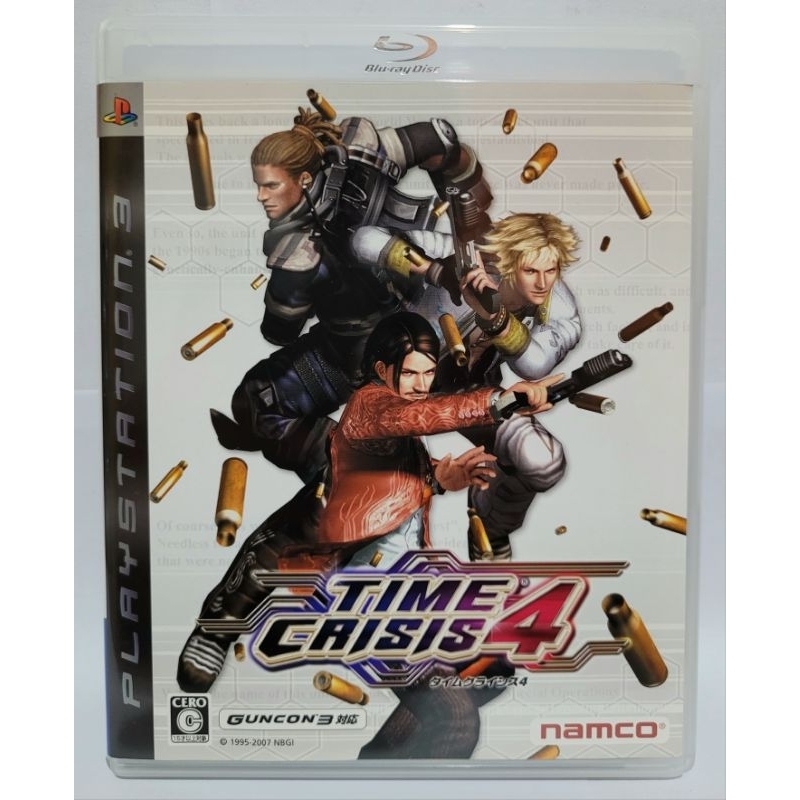 Time Crisis 4, jogo original Japonês para ps3 mídia física