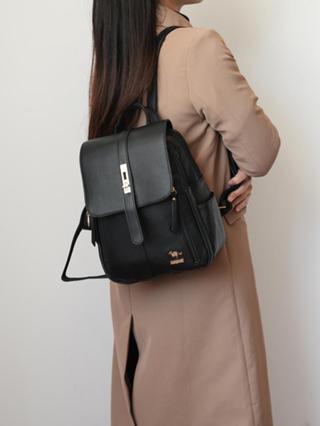 Mochila Feminina Média De Qualidade De Costas  Escolar Em Couro Sintético canguru S2318 S2319 VT em Oferta na Shopee