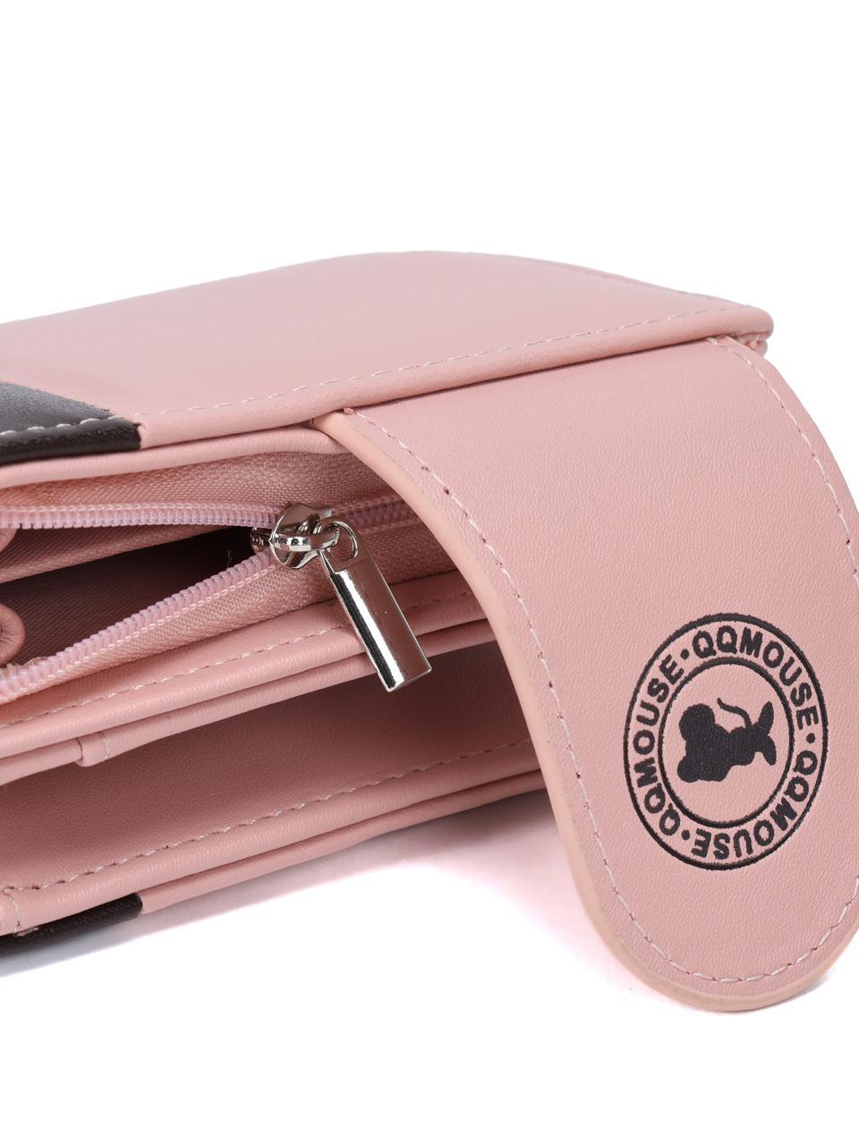 Bolsa de Mão/Carteira Feminina Zíper Porta Moedas e Porta Cartões D6001 VT em Oferta na Shopee