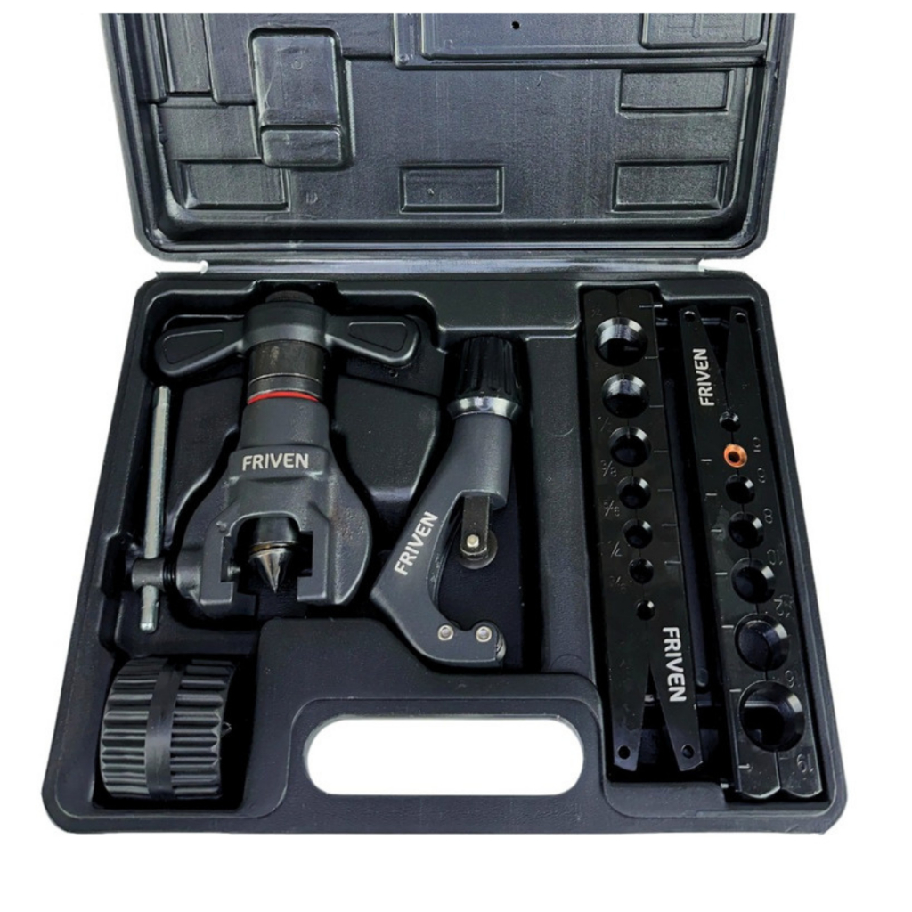 KIT FLANGEADOR EXCENTRICO C/ CATRACA  E LIMITADOR DE TORQUE 1/4 A 3/4 + COM MALETA