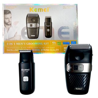 MÁQUINA KEMEI 2 EM 1 KM-1558 BIVOLT PORTATIL SHAVER TRIMMER PARA BARBA/CABEÇA ACABAMENTO/FINALIZAÇÃO POTENCIA 3/5 W em Oferta na Shopee