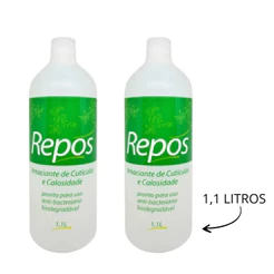 Kit 2 und Amaciante De Cutícula E Calosidade Repos 1,1l - Amolecedor de Calos