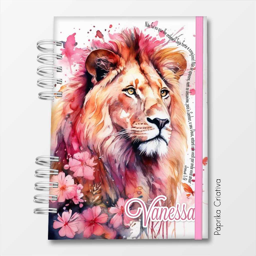 Caderno Devocional - Personalizado com seu nome - Agenda de Oração - Estude a Bíblia
