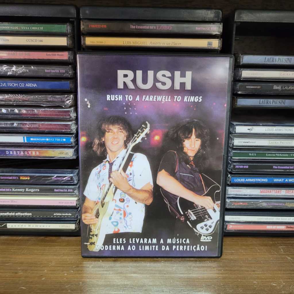 DVD RUSH - RUSH TO A FAREWELL TO KINGS