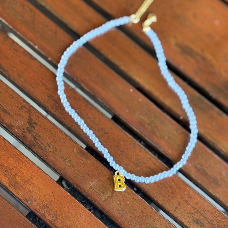 Colar De Perolas Elegante Com Inicial Minimalista Diferente Extensão 5mm Para Presente Com Garantia - ENVIO IMEDIATO em Oferta na Shopee