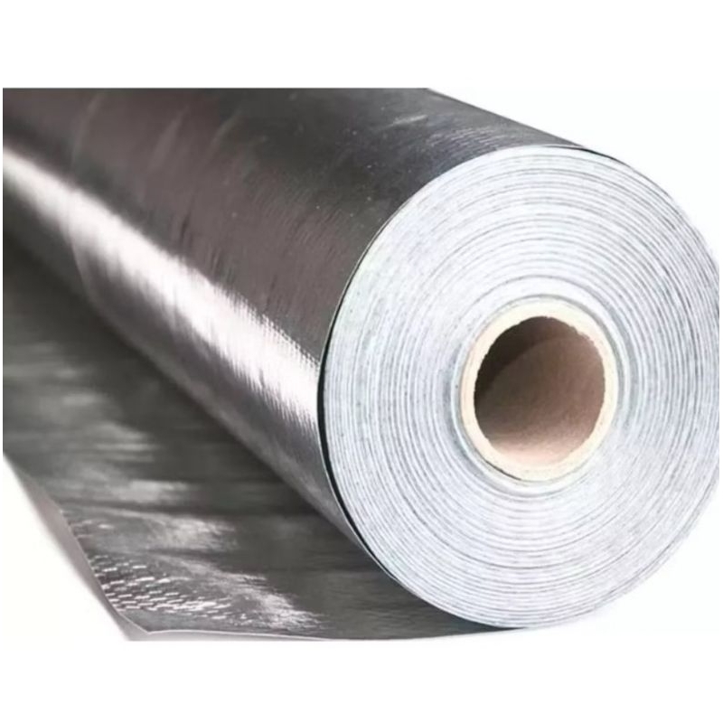 Manta Térmica Telhado Subcobertura 1 Face 25m² Foil Aplicação Caibros e Forro/Parte Interna Telhado