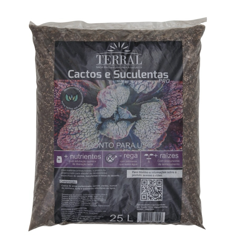 Substrato Terral Para Cactos e Suculentas PRO 25l em Oferta na Shopee