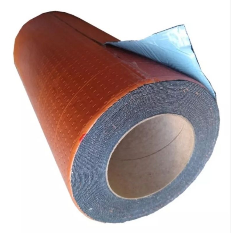 Manta asfáltica auto adesiva terracota 90cm x10m  Qualitá