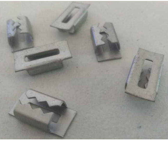 6 x Grampo Metal Parachoque/Frisos Doblo/Palio/Punto/Strada/Idea