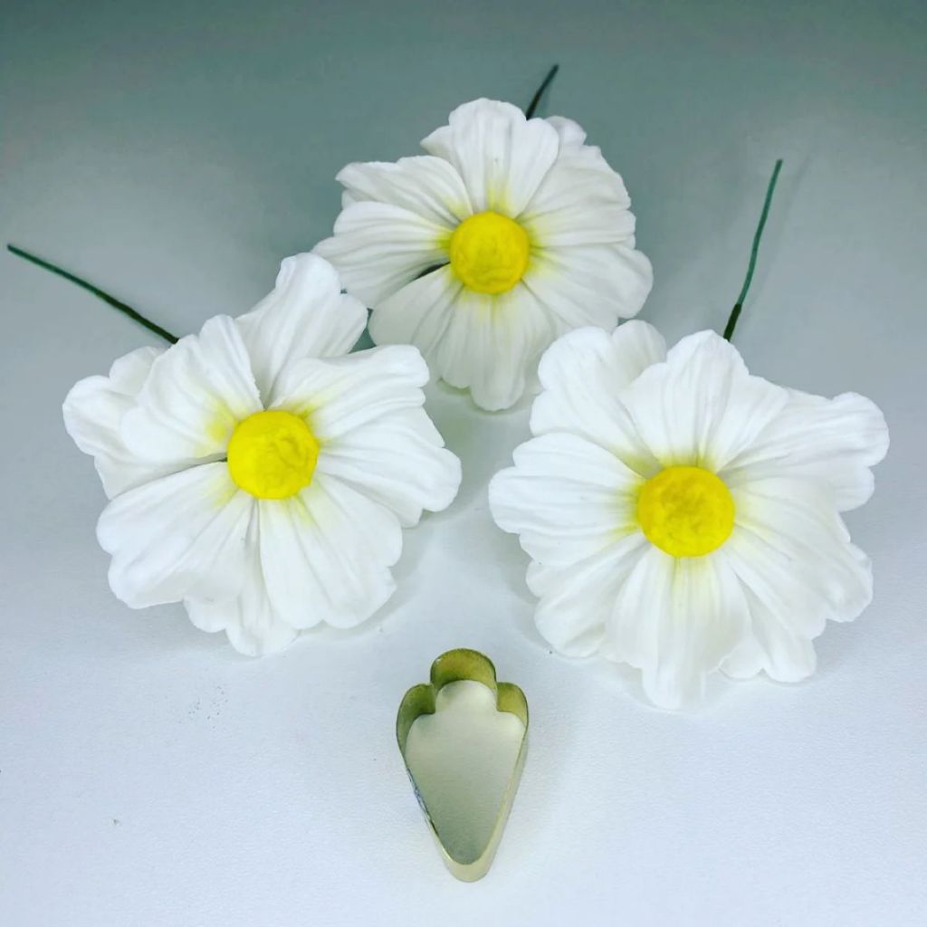 Cortador flor cosmo mod. 02 em Oferta na Shopee