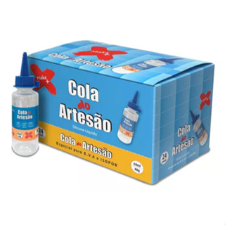 COLA DO ARTESÃO 60ML KIT C/12 OU C/ 24 UNIDADES em Oferta na Shopee