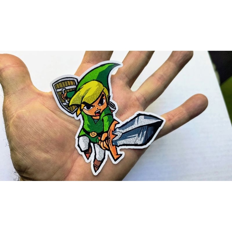 Adesivo Link Zelda Ocarina Of Time Nintendo Game Sticker