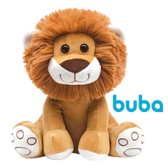 Meu Leãozinho 25cm Brinquedo Infantil Bichinho de Pelúcia para Bebê Buba 4775