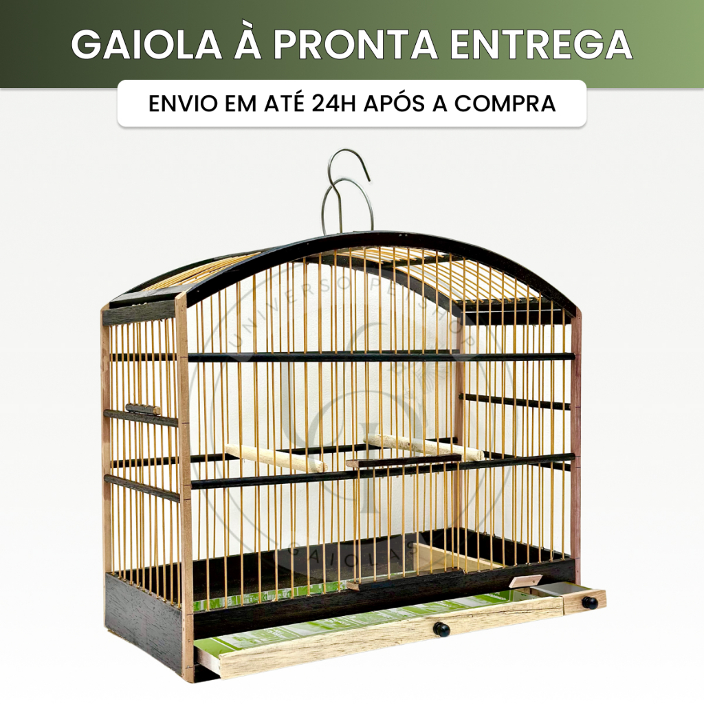Gaiola De Passeio 37cm Simples Para Pássaros Pequenos Cocho Baixo Coleiro Papacapim em Oferta na Shopee