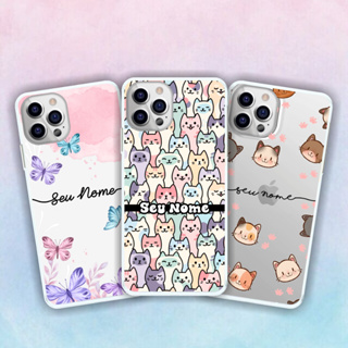 Capa de celular Gatinhos capa personalizada Patinhas Patas Cereja com Nome Personalizado capinha em Oferta na Shopee