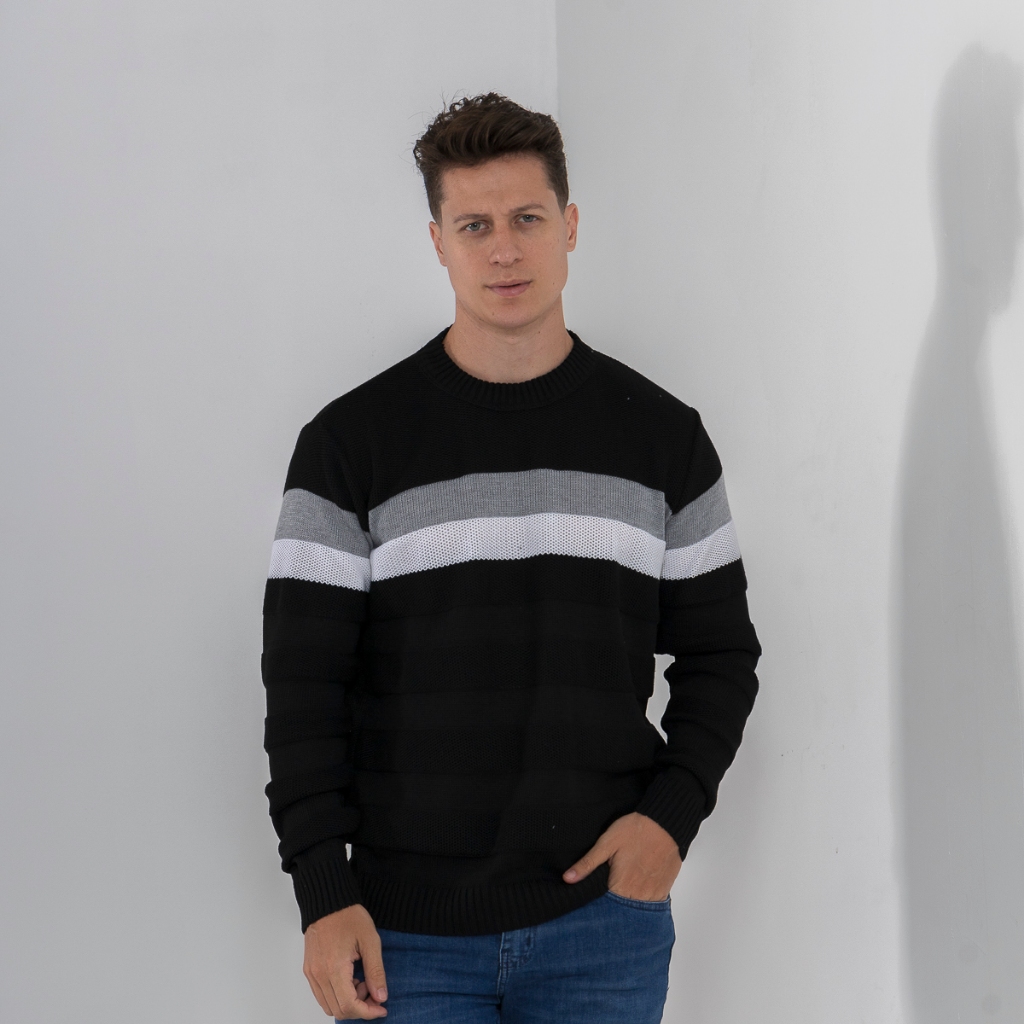 Suéter variado modelo sem marca  masculino Premium padrão Passe o inverno com mais estilo ...