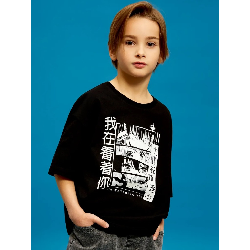 Camiseta Infantil Juvenil Estampada Desenho Japones Algodão Camisa Blusa Criança Escola Passeio