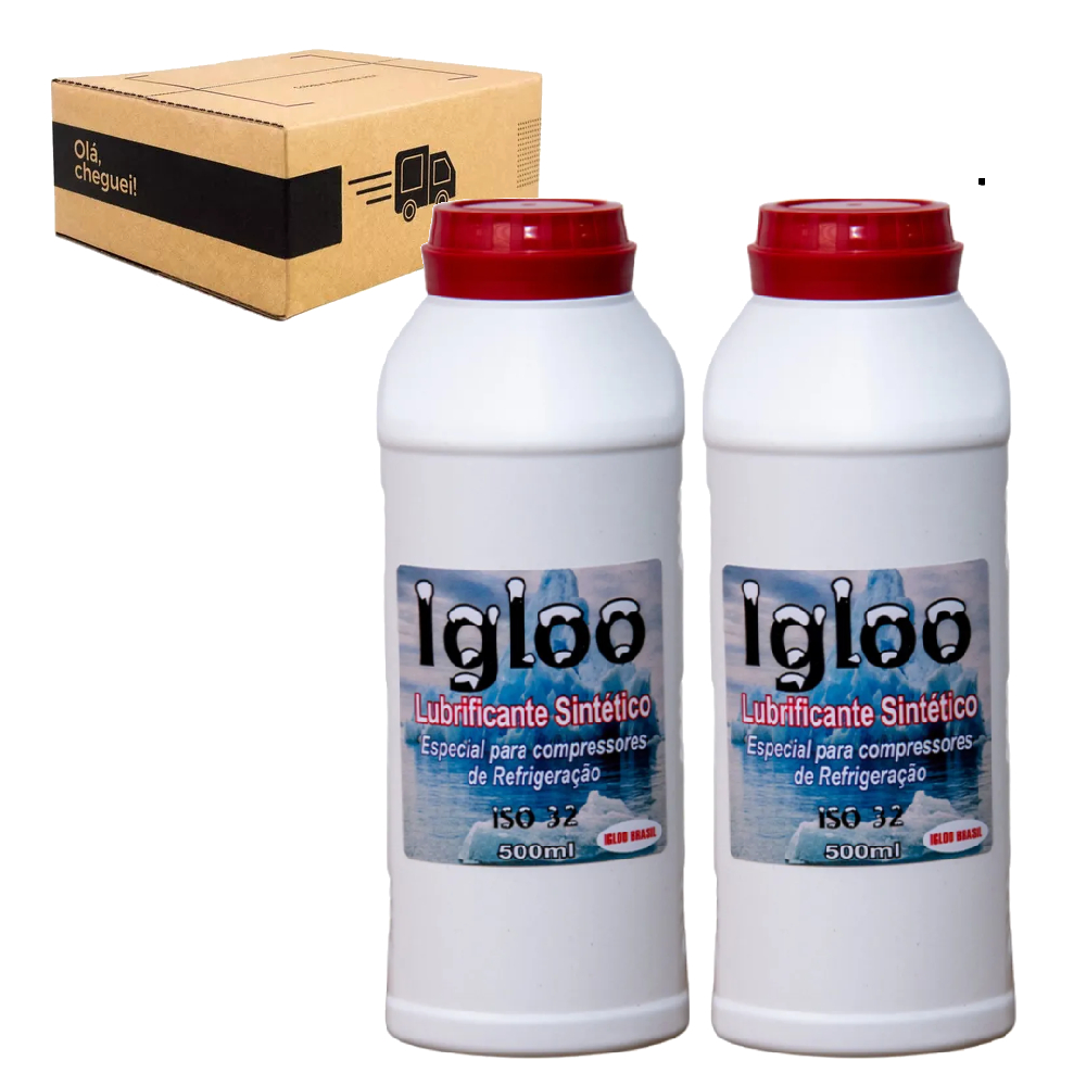 2 Oleos Igloo 32 P/ Compressor R11 R12 R22 R134a Automotivo e refrigeração.