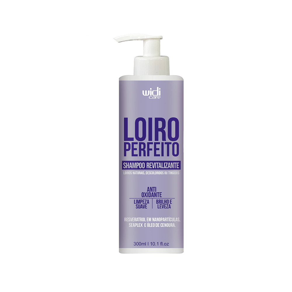 Shampoo Revitalizante Loiro Perfeito 300ml Widi Care