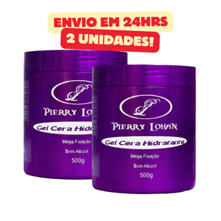 Kit 2 Gel Cera Pierry Lohan 500g Original Mega Fixação ORIGINAL- Envio em 24 Horas em Oferta na Shopee