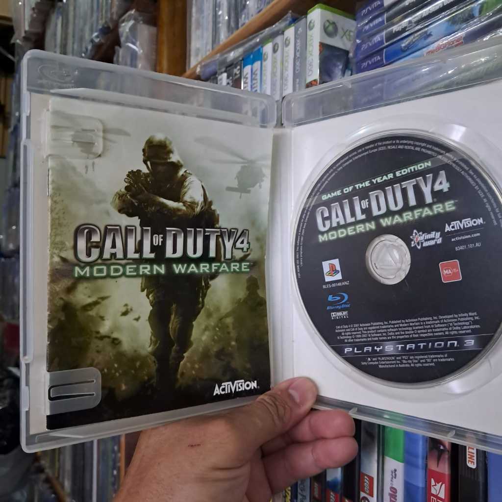 Call of Duty 4 Modern Warfare 1 PS3 Original Usado COMPLETO