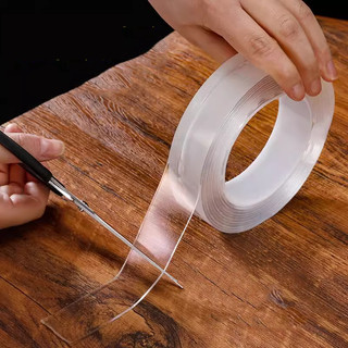Fita Dupla Face Extra Forte Transparente NanoGel Silicone Mágica Adesiva Cola na Parede M…