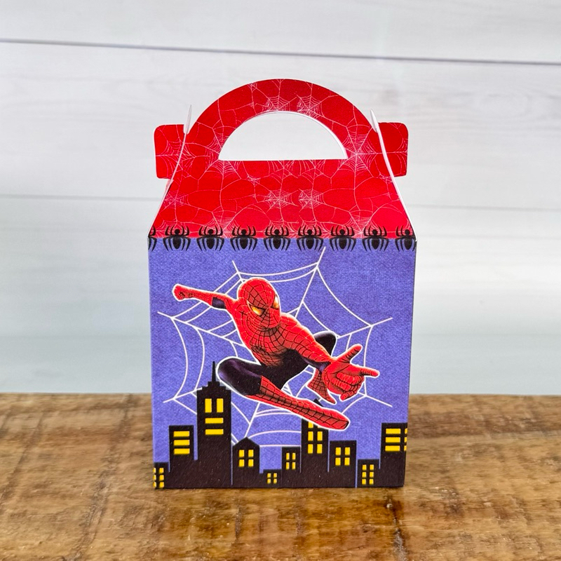 Caixa Maleta Homem Aranha | Pegue e Monte | Personalizados | Lembrancinhas | Festa infantil | Aniversário