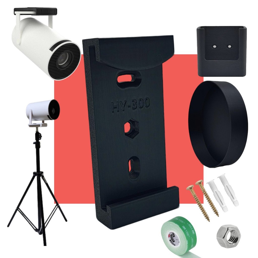 Suporte para Projetor Hy300 para Instalar na Parede, Teto ou Tripé MagCubic Salange Transpeed preto